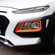 현대 코나 헤드램프커버몰딩 익스테리어 자동차 튜닝용품 실외몰딩 차량용품