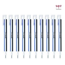 TOMBOW 톰보 모노 제로 샤프식 지우개 라운드형, 스탠다드, 10개