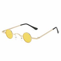 눈알가리개 레옹선글라스 골드프레임 옐로