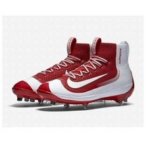 나이키 파이널 블러디화이트 미드 엘리트 야구화 Nike Air Huarache 2K Filth Elite Mid Metal Baseball Cleats RED