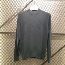 NC경산점 오스틴리드 by 파크랜드 따뜻한 보온성 스타일 좋은 캐시미어 목크넥 라운드 니트 티셔츠 목티 차콜