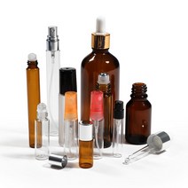 향수용기 플라스틱 스프레이 블랙캡 투명 2ml 알루미늄 롤온 모음, 02. 알루미늄캡 스프레이, 06. 골드캡 투명 15ml