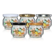 유리병 잼병 쨈120g 63파이 (A), 검정, 1개