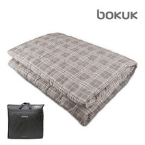 보국전자 에어셀 워셔블 무자계 전기요 커피브라운 BKB-1606D (더블) 180x135 캠핑 사계절 전기요 동계캠