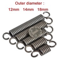 인장스프링 1pcs 확장 장력 확장 와이어 직경 1.8mm 외경 12mm14mm18mm, 18mm, 60mm