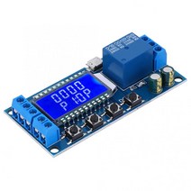 DC 5V 12V 24V 시간 지연 릴레이 모듈 LCD 디스플레이 Off 사이클 타이머 0.01s-9999min 회로 기판 타이밍 제어 DIY