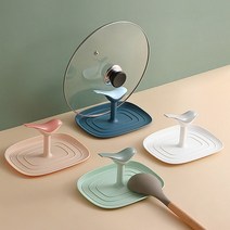 서영마켓 냄비뚜껑 거치대 다용도 국자받침, 1개, 민트