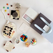 (Tiny) 바크 초콜릿 만들기 DIY 키트 발렌타인 선물, 옵션선택