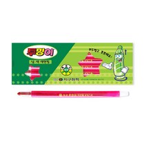 지구화학 투명이 색연필, 연주황, 12개입, 1색