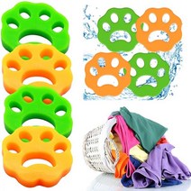 펫 고양이 스탠드 강아지 드라이기 1/4PCS 애완 동물 헤어 리 세탁기 재사용 개 모피 린트 의류 건조기 세탁 도구, mix-4pcs