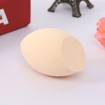 뷰티숍 화장을 하다 메이크업 사선 퍼프(아이보리) 똥퍼프퍼프 스펀지 메이크업퍼프 메이크업스펀지 메이크업 물방울퍼프 똥퍼프 에어퍼프 에어쿠션 파운데이션, 본상품