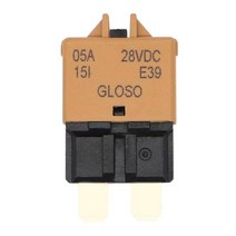 자동차부품자동차 오토바이 트럭 보트 마린 5A 7.5A 10A 20A DC 28V 수동 리셋 ATC 회로 차단기 블레이드, 01 5A