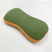 아르떼베딩 국내산 메밀 높낮이조절 땅콩베개, 그린, 1개
