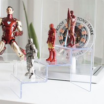 레고 미니 피규어 진열대 투명 아크릴 계단 전시 받침대, 1.원형150진열대(1298)