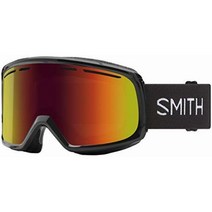 Smith Optics Range 유니 스노우 겨울 고글 블랙 RC36, Black / Red Sol-x Mirror