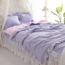 라지킹차렵이불 체크 얇은차렵이불 레이스 이불 레이스이불 먼지없는 차렵이불추천 프릴침구세트 차렵이불Q 순면차렵이불 레이스차렵이불세트
