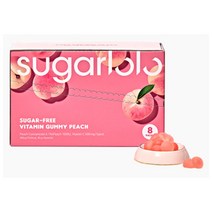 올가 간식 슈가로로 무설탕 비타민 구미 복숭아 360g(45g (360g) 탕비실 회사 어린이 성인 캠핑 차박 홈파티 영화 선물, 12개