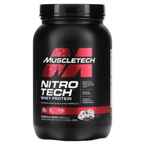 nitro tech 유청 단백질 쿠키 및 크림 998g 2.20lbs