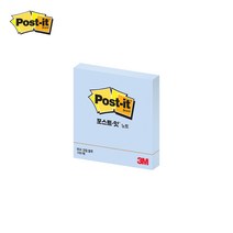 3M 포스트잇 정사각 중간형 654, 크림블루, 4개