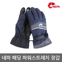 OP 네파 뉴 패딩파워 방한 장갑 신축성 스마트폰 터치, 단품