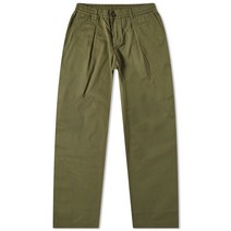 유니버셜웍스 Universal Works Twill Pleated 트랙팬츠 - Light 올리브
