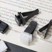 사각 플라스틱캡+클립 세트 차량용 송풍구 석고방향제 만들기 DIY 재료, 화이트