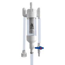 어항 수조 외부 오물 여과기 집진기 프리 필터 집똥기 똥집기 배설물 처리기, 흰색 투명 어항 높이 91-100 cm