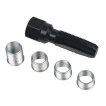 스파크 플매트 카펫 러그 스레드 수리 키트 14mm 자동차 실린더 도구 Rethreader M14 x 1.25, CHINA_5 in 1, [01] 5 in 1