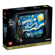 레고 LEGO 21333 아이디어스 빈센트 반 고흐 별이 빛나는 밤, 혼합색상