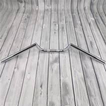 로얄엔필드 메테오 히말라얀 클래식빈티지 오토바이 핸들 바 22mm 7/8 ''로얄 엔필드 헬기 바버 스, 01 Chrome