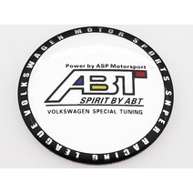 자동차 로고 엠블럼 휠 센터 허브 캡 림 수리 크리에이티브 배지 커버 장식 스티커 액세서리 ABT 56mm 60mm 65mm 68mm 4 피스, [01] ABT silver, [05] 65mm black cap