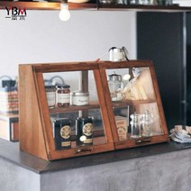 화장품정리대 향수선반 향수장 보관함 향수 진열대, 60 더블레이어-월넛 컬러