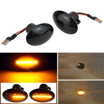 자동차 라이트 조명 car 액세서리 for fiat 500 ford ka lancia lybra ypsilon alfa 4c for maserati led side marker, 다이나믹 훈제