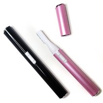 어바웃뷰티 눈썹 정리기 트리머 눈썹바리깡 전동 눈썹칼 Eyebrow knife, 검정