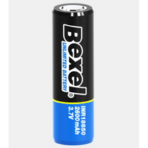 벡셀 리튬이온 충전건전지 3.7V 2600mAh 3000mAh 3500mAh 18650 충전지(벌크), 1개