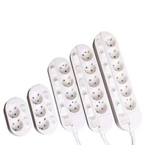 오성정밀 8m 개별스위치 멀티탭, 3구