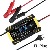 FOXSUR-자동 12V 8A 자동차 충전기 배터리 24V 4A 트럭 Motocycle 자동차 납산 AGM 젤 배터리용 스마트 배터리 충전기