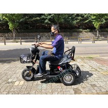 알엠티 삼륜 전동스쿠터 당일배송 KC인증 완조립 국내배송 RMT20AH04, 블랙, 30~40키로, 1개