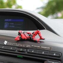 데드풀 귀여운 차량 고정장식 미니 데드풀 피규어장식, 미니 데드 풀 거짓말