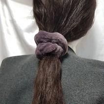 미홀릭 밍크 곱창 머리끈 _보송보송 폼폼 퍼 Fur