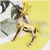 [크리스탈] 사슴/도자기/인테리어/장식/소품/골드 실버/인형/다이닝룸/결혼/개업 선물/미니어쳐/집들이/미니/입학/졸업/전원주택/거실