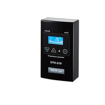 우리엘전자 온도조절기 UTH-210 블랙, UTH-210블랙