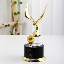 스포츠트로피 이글패 골프트로피 싱글패 홀인원패 이글트로피 블랙크리스탈 골드이글 크롬이글, SP-031(골드_블랙크리스탈_볼서비스)