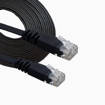 CAT6 랜케이블5M 확장 평면선 서버 기가랜 인터넷연결, 단품