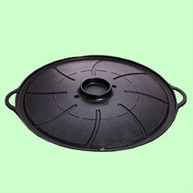 식당 고기집 가벼운 마늘 구이 고기 구이팬 기름안튀는 전골 볶음밥 원형