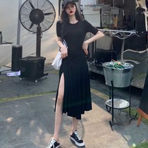 나미나라 이쁜비치 쇼핑몰 롱원피스 여행옷 캐주얼 검정 해변 반팔 해외 7W6B9775