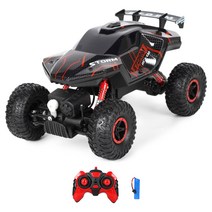 지게차충전기 배터리 밧데리 2.4GHz 4WD RC 락 크롤러 오프로드 트럭 20 km/h 고속 원격 제어 자동차 키즈, 04 Battery1