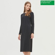 베네통 베네통 투웨이 리브 원피스 BAOPF2041_BK