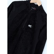 (M)밀레 긴팔티셔츠 뽀글이 기모 반집업 후리스