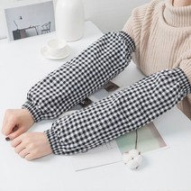 체크팔토시 블랙 미술 공예 사무실 다용도 작업용 0.9875ea